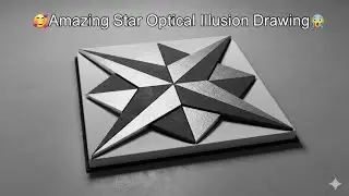 &ldquo;Amazing Star Optical Illusion Drawing | Step-by-Step Tutorial&rdquo;