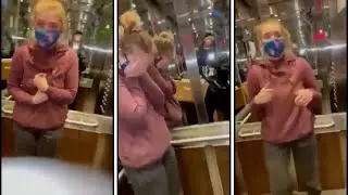 Karen wants lady out of Elevator to follow Social distance Guidelines in New York