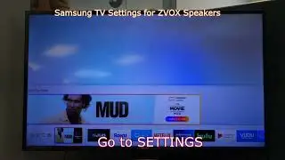 ZVOX AV120 Settings for Samsung Televisions