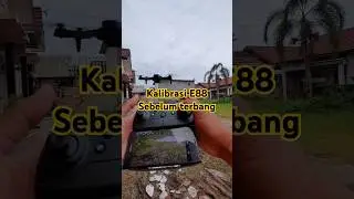 Калибровка дрона E88 Pro перед полетом