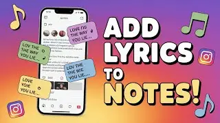 Instagram note pe lyrics Kaise lagaye | How to Add Lyrics on Instagram Note Put Song Lyrics on Notes