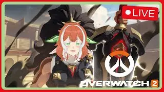 LETS PLAY HORROR (queue simulator)🔴bat vtuber plays Overwatch 2 🔴