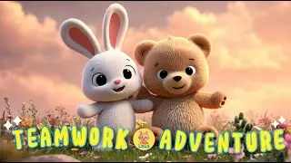 Teamwork Adventure Song | Lala Bunny & Benji Bear | Kids Songs & Nursery Rhymes #kidssong