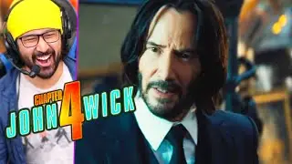 JOHN WICK: CHAPTER 4 TRAILER REACTION!! Keanu Reeves, Donnie Yen, Bill Skarsg&aring;rd | Trailer 2