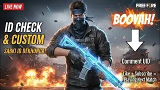 FREE FIRE MAX LIVE:💯 Kisne Sabse Jyada Headshot Mara? 💀 UID Inspection & Custom Fun!👍