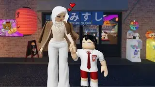PULANG SEKOLAH KITA KE RESTORAN SUSHI | 💖 Metro Life City RP Roblox Indonesia