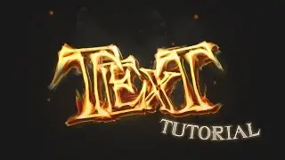 PHOTOSHOP 🔥TEXT TUTORIAL🔥 | 3D Flame Effect [60 Likes??]