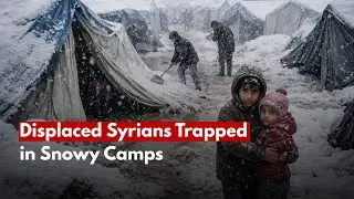 Winter Traps Displaced Syrians in Snow-Covered Camps in Northern Syria