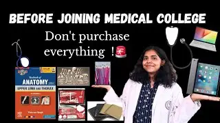 Things to Buy Before Joining MBBS | Medical College Essentials 2025 🩺
