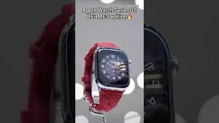 Apple Watch Series 10 HERMES edition🔥The most Premium #shorts #trending #apple #video #short #tech