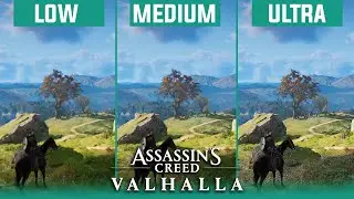 Assassin's Creed Valhalla PC Graphics Comparison (Low vs Medium vs Ultra)