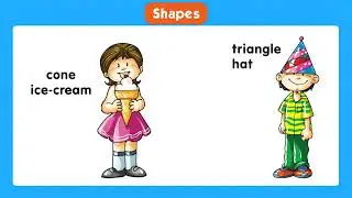 Ch 53 | Shapes | Rhymes Balgeet and Picture Dictionary | UKG | For children