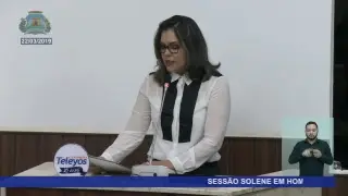 Sessão Solene em Homenagem aos 25 anos do Colégio TELEYOS.