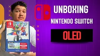 UNBOXING- NINTENDO SWITCH OLED | BUNDLE SUPER MARIO BROS WONDER + 12 MESES DE NINTENDO SWTICH ONLINE
