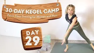 Pelvic Floor First Exercises 🏕️ At-Home Kegel Camp, Day 29