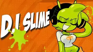 Slime DJ Girl Dancing | Smooth Loop Animation