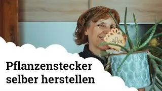 Individuelle Pflanzenstecker | Selber machen aus Ton 🧱