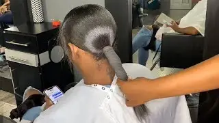 HELLO SHINY HAIR! SILKY SMOOTH PONYTAIL!!