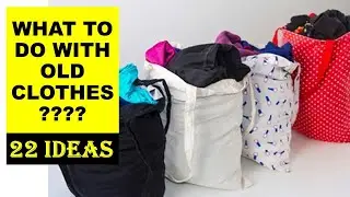 22 IDEAS TO REUSE OLD CLOTHES INTO SOMETHING NEW | REUSE OR RECYCLE OLD CLOTHES @diyprocessbyhema