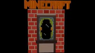 (Blockbench) How to make a window for Minecraft! 3D