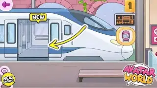 WOW A NEW TRAIN! ✅ SUPER AMAZING SECERTS! // AVATAR WORLD SECRETS // THE HAPPY GAMER5