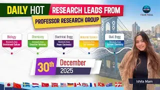 Best Research Topics for PhD 2025 | Engineering, Biology & Material Science | 30th Dec 2025