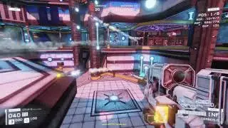 TOXIKK | Squad Assault Gameplay in Novus with Duke Nukem skin and infinite Cerberus Ammo