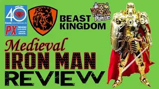 Beast Kingdom PX Previews Exclusive Medieval Golden Knight Iron Man Opening / Action Figure Review