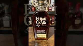 Elijah Craig Barrel Strength Single Barrel Bourbon Whiskey #shorts #bourbon #whiskey