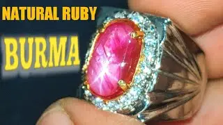 #SOLDOUT 🔴NATURAL ‼️STAR RUBY BURMA‼️ 6.80CT‼️@lusterloop