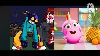 Fnf foolhardy and bushwhack but everyone sings it ft huntrix but every time a diferent cover is used