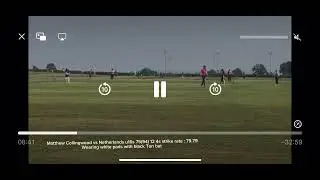 Matthew Collingwood GCSE PE batting footage 