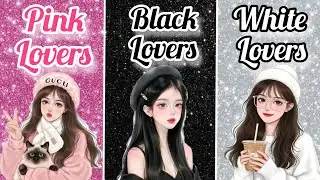 Pink Lovers 💗 vs Black Lovers 🖤 vs White Lovers 🤍 | Who Matches Your Vibe? 😜