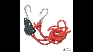 Pdr Rope Ratchet 1Pair of 1/4 Inches Red Grow Tent Lighting Hanger