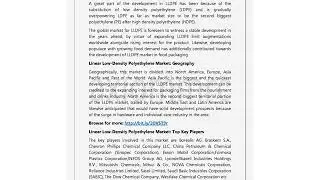 Linear Low Density Polyethylene LLDPE Market