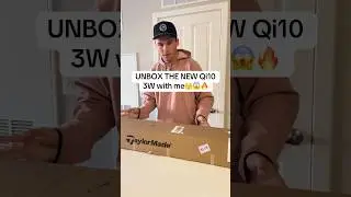 Unboxing my new Taylormade Qi10 3 Wood #asmr #unboxing #golf