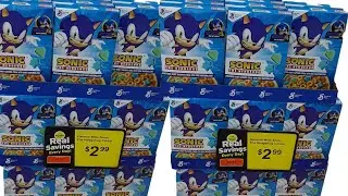 NEW Sonic The Hedgehog Cereal