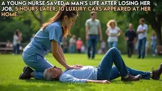 A Young Nurse Saved a Mans Life After Losing Her Job  5 Hours Later10 Luxury Cars Arrived a Her Home