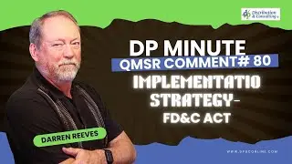 Implementation Strategy - FD&C Act | DP Minute Comment #80