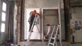 Test al fuoco porta EI120, 52 dB, modello X314-X318 Chemolli Fire