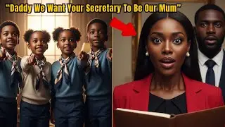 The Billionaire's Quadruplets Wants His Secretary To Be Their New Mom | What Happened Next Will...