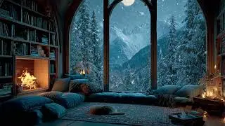 Winter Library ASMR to Ease Mental Fatigue and Bring Comfort on Long Winter Nights