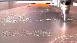 DIY plotter dot peen indent text engraving marking