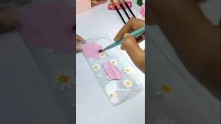 The SECRET to Creating Aesthetic Phone Cover Art with CLAY #shorts  #trending #viralshort #painting