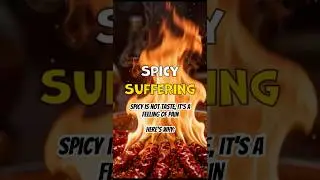 Spicy Food Isn&rsquo;t a Taste 😮 It&rsquo;s Pain #shorts #science #humanbody #sciencefacts