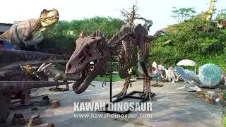 High-Quality T Rex Skeleton Fossil Replicas 18 Meters Long Customized Kawah Dinosaur Factory