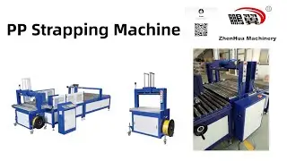 Easily increase productivity auto PP carton bundling strapping machine