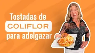 Deliciosas tostadas de coliflor para adelgazar 🍴​🧇​