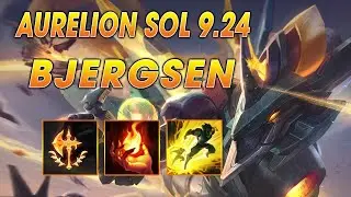 Bjergsen Aurelion Sol Mid vs Diana - NA Diamond 1 Patch 9.24