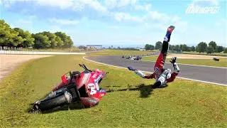 MotoGP 20 Mod Crash Compilation | Ten Minute #136